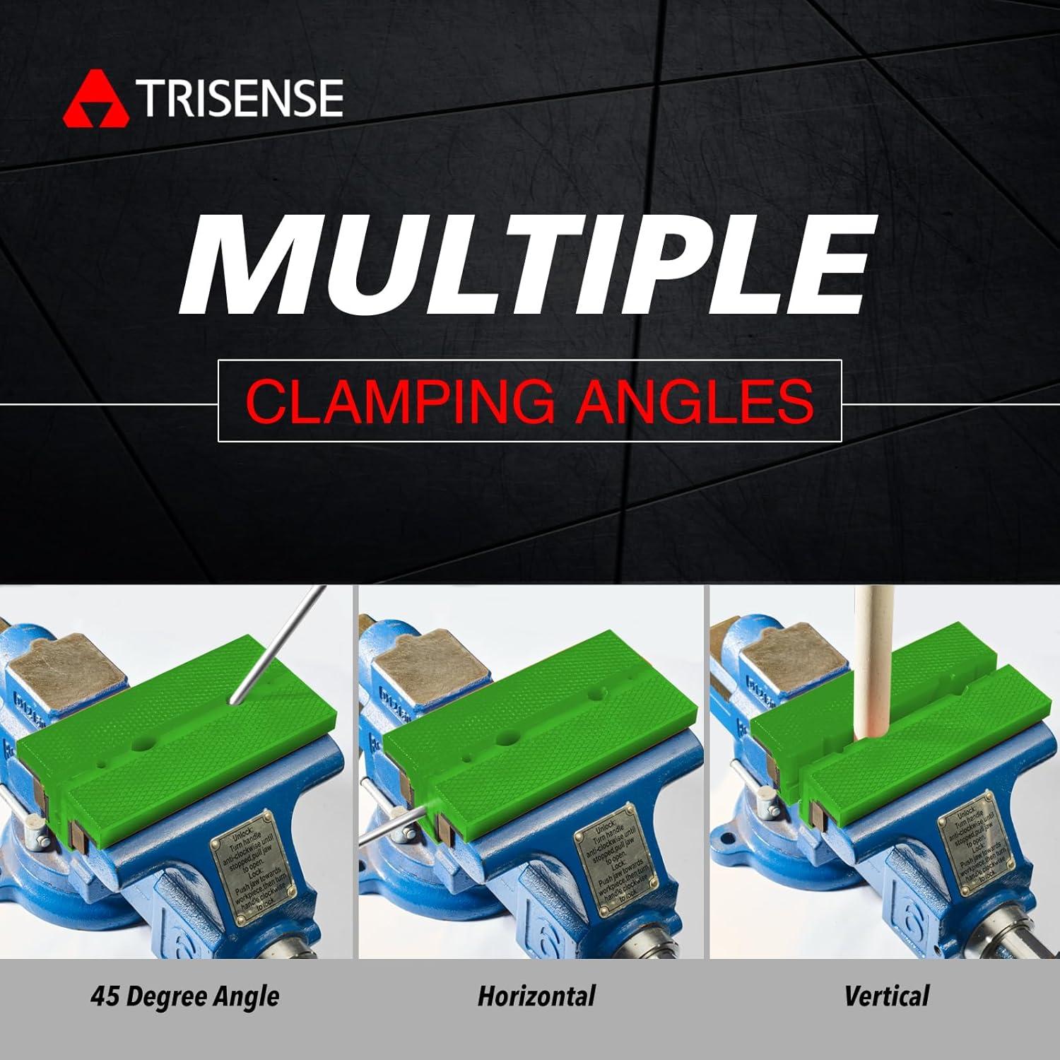 Mandíbulas de Sargento TRISENSE TPU 15.24 cm Verde 1 Par