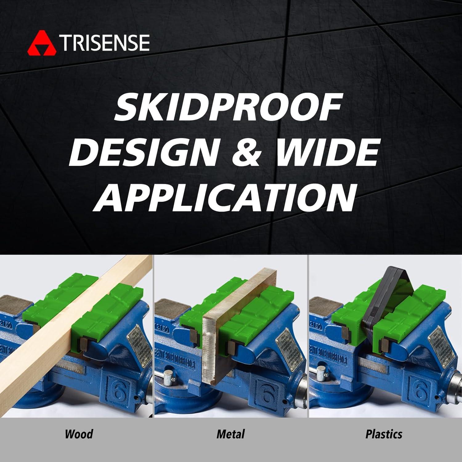 Mandíbulas de Sargento TRISENSE TPU 15.24 cm Verde 1 Par