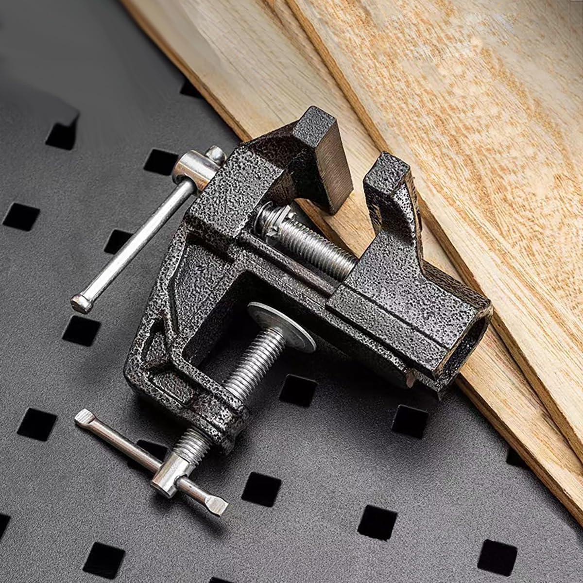 Mini Prensa de Banco MIKMAYTOO 5 cm Negra Portátil