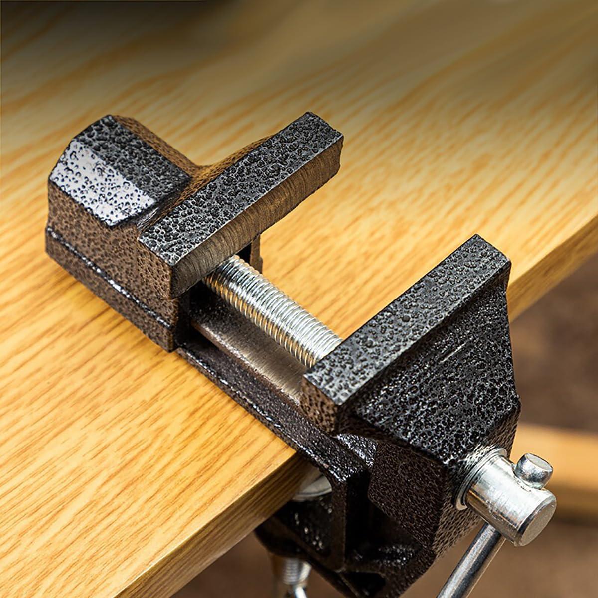 Mini Prensa de Banco MIKMAYTOO 5 cm Negra Portátil