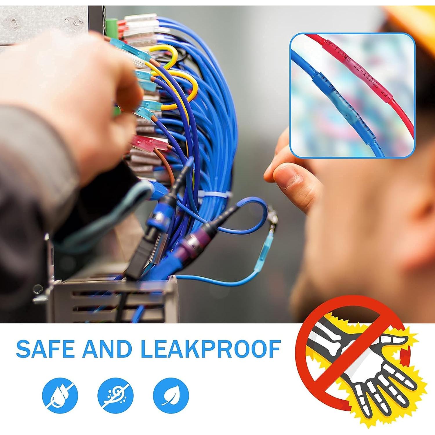 Kit de Conectores de Cable Termoretráctiles Kuject 320PCS