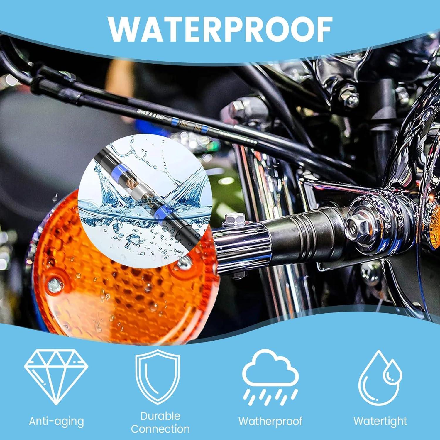 Kit de Conectores de Empalme Térmica AKOSN 455 Piezas 26-10 AWG