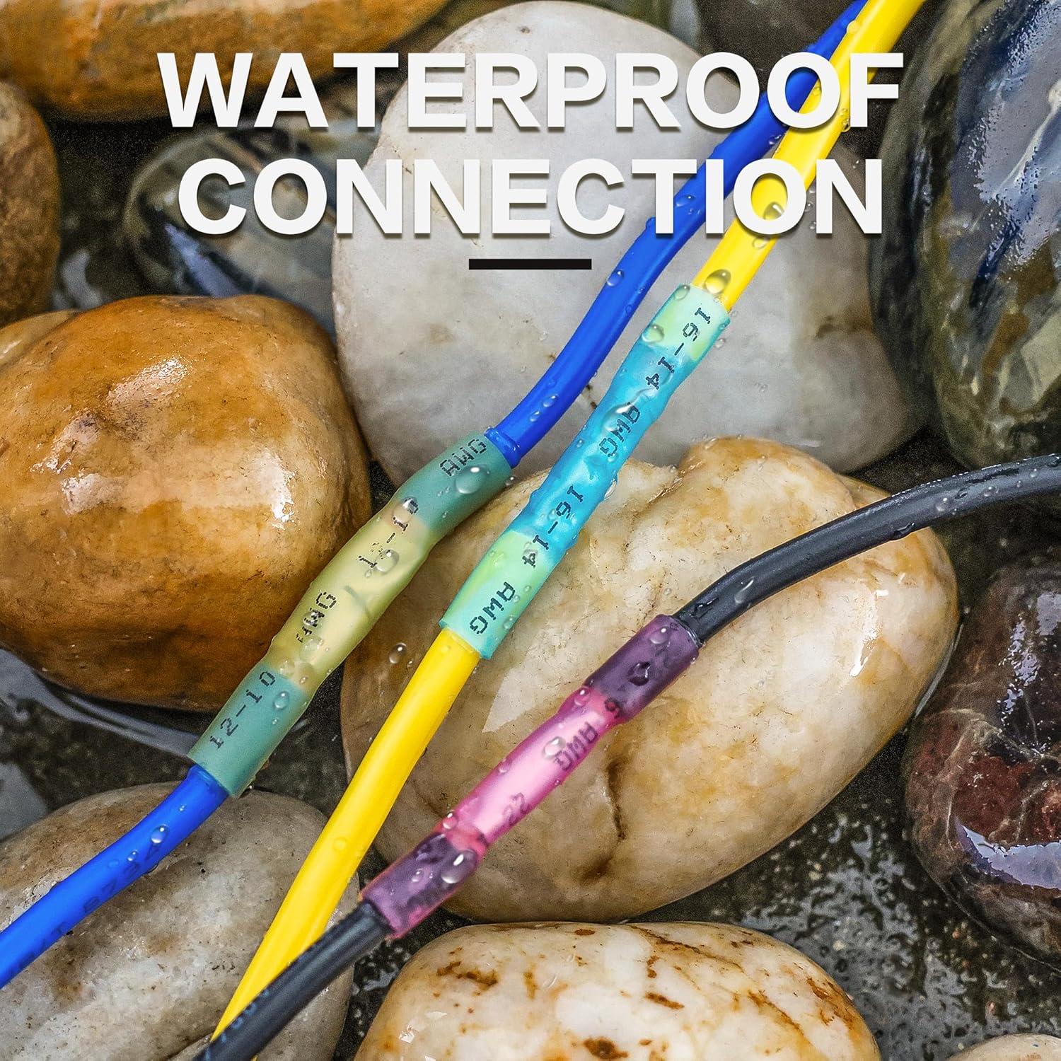 Kit de Conectores de Crimpado de Calor Retráctil Oiojuct 240 Pzs