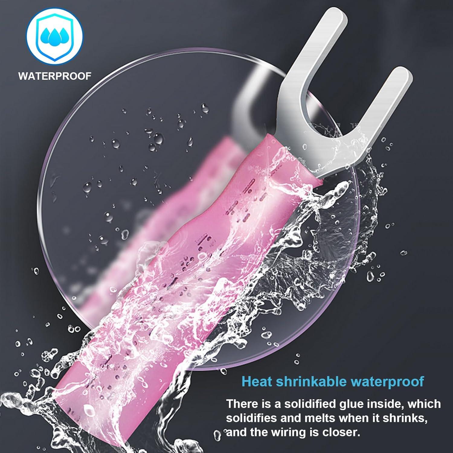 Kit de 120 Conectores Termoretráctiles Tnisesm para Cables