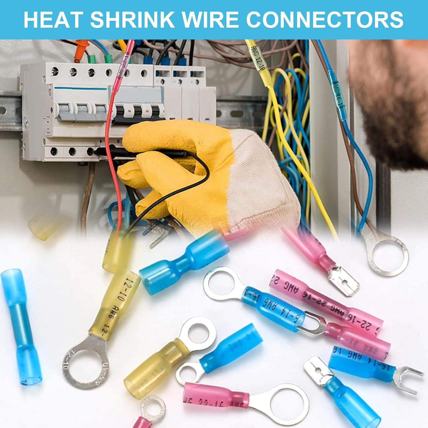 Kit de 120 Conectores Termoretráctiles Tnisesm para Cables