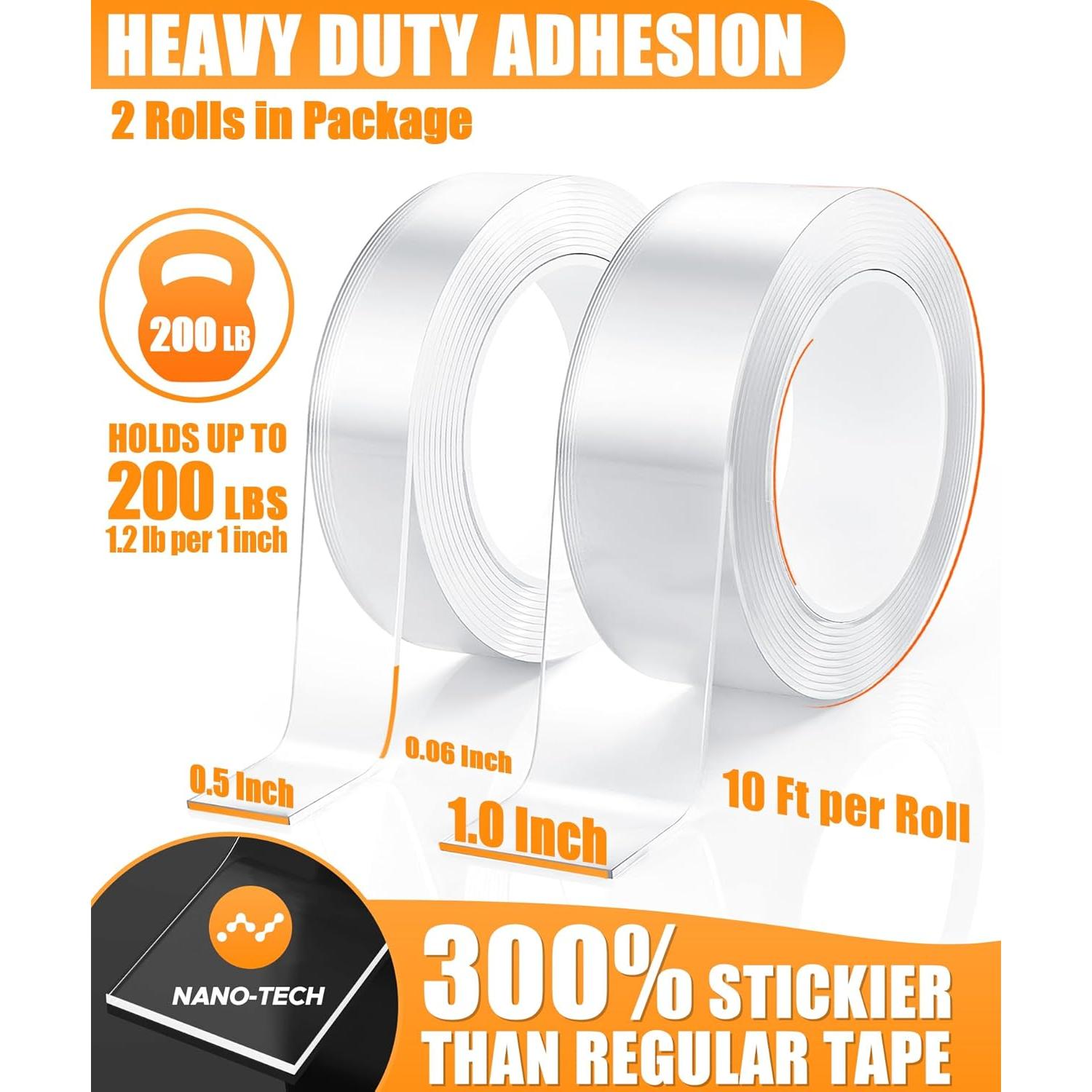 Cinta Adhesiva Doble Cara Extra Fuerte Affixar 6.1 m
