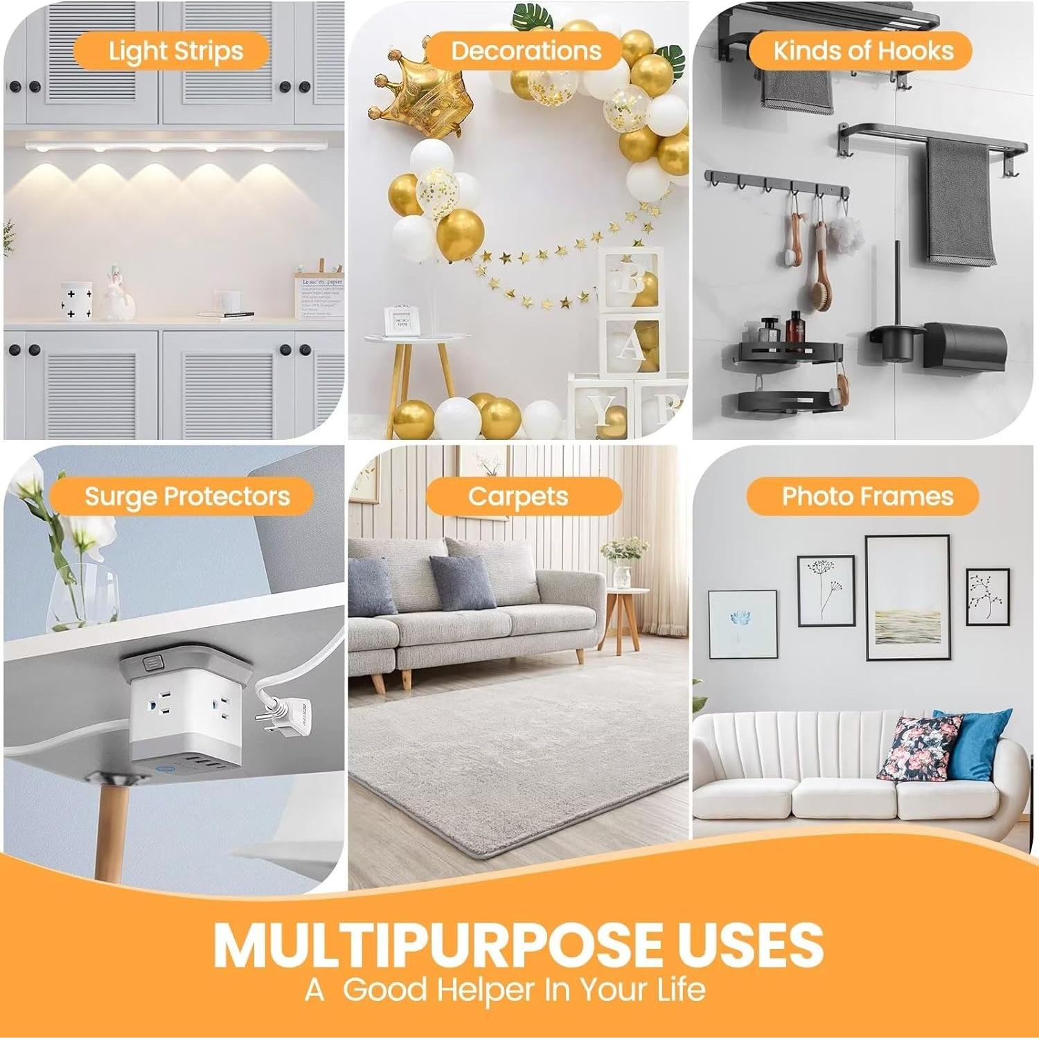 Cinta Doble Cara Beyotool 406.4 cm Alta Resistencia Transparente