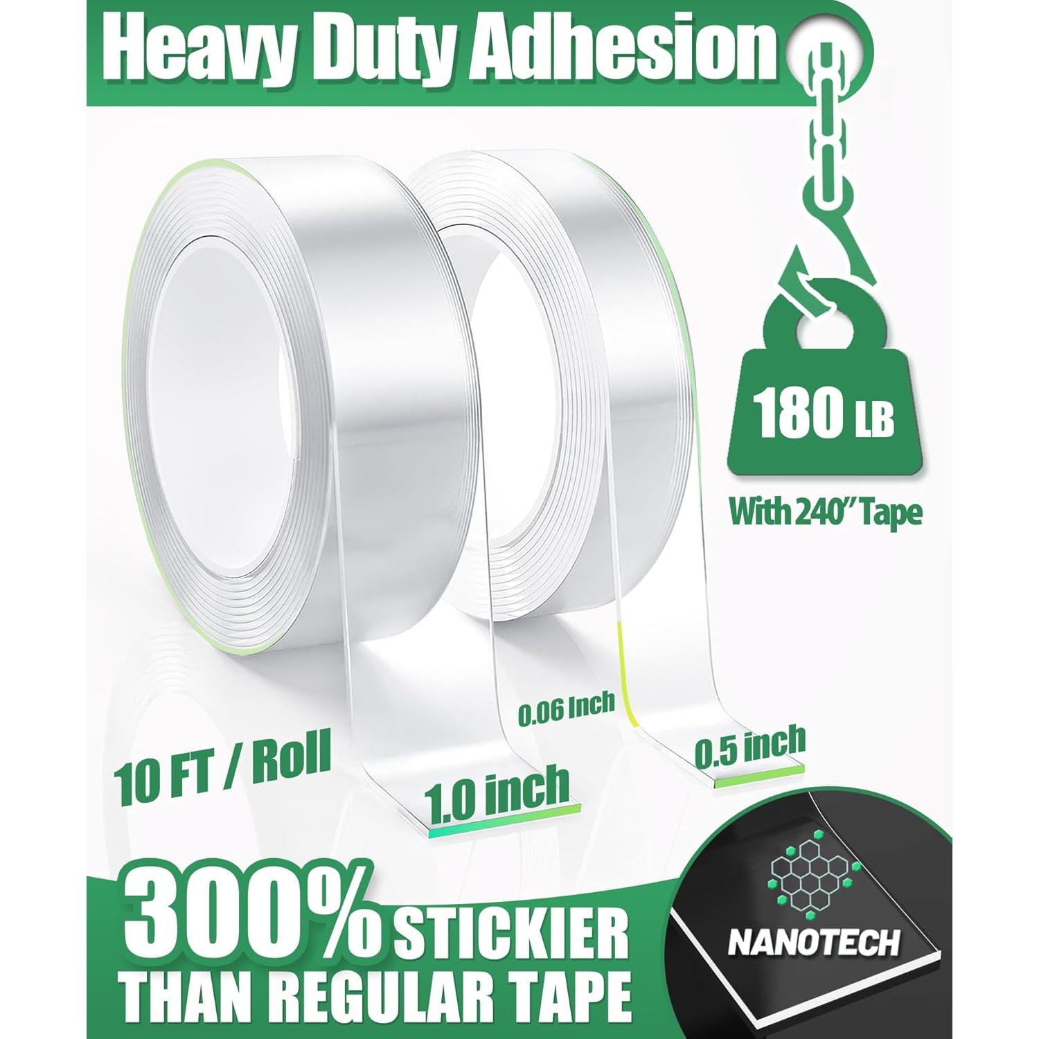 Cinta Adhesiva Doble Cara Extra Fuerte Midsea 609.6 cm