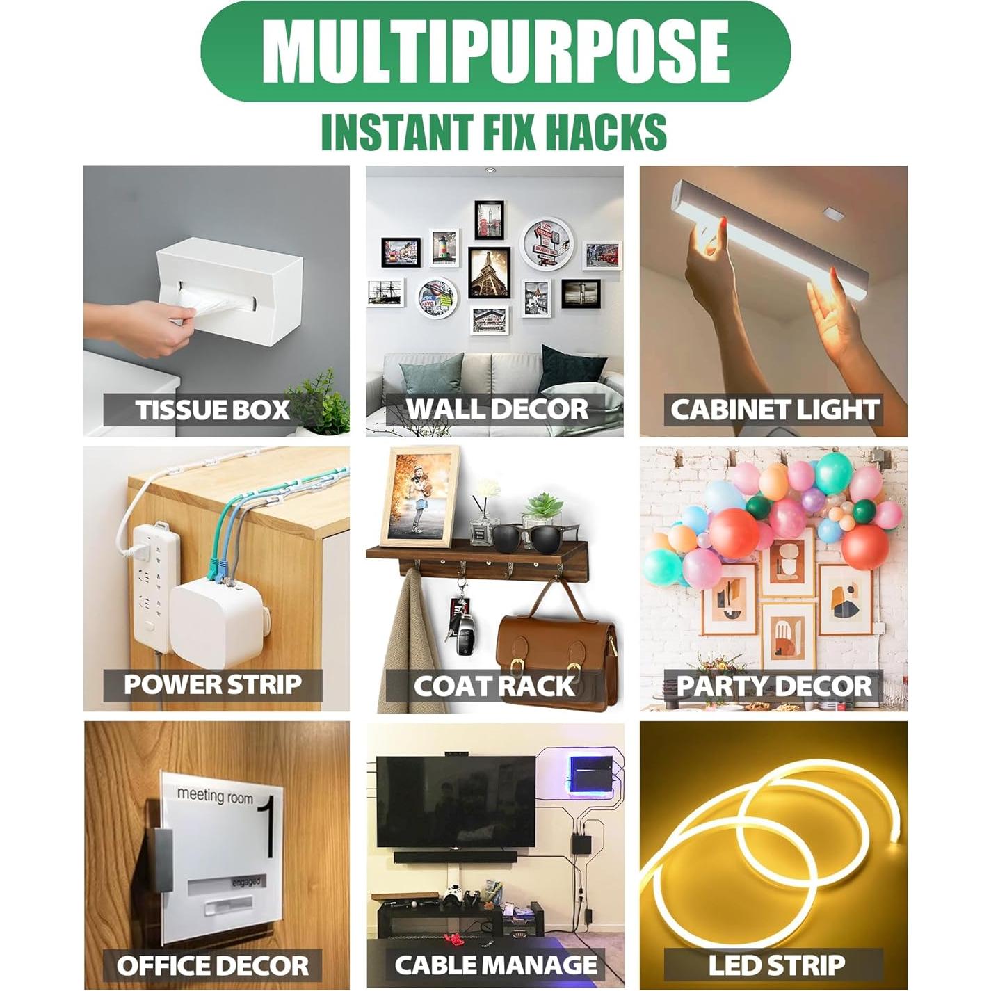 Cinta Adhesiva Doble Cara Extra Fuerte Midsea 609.6 cm