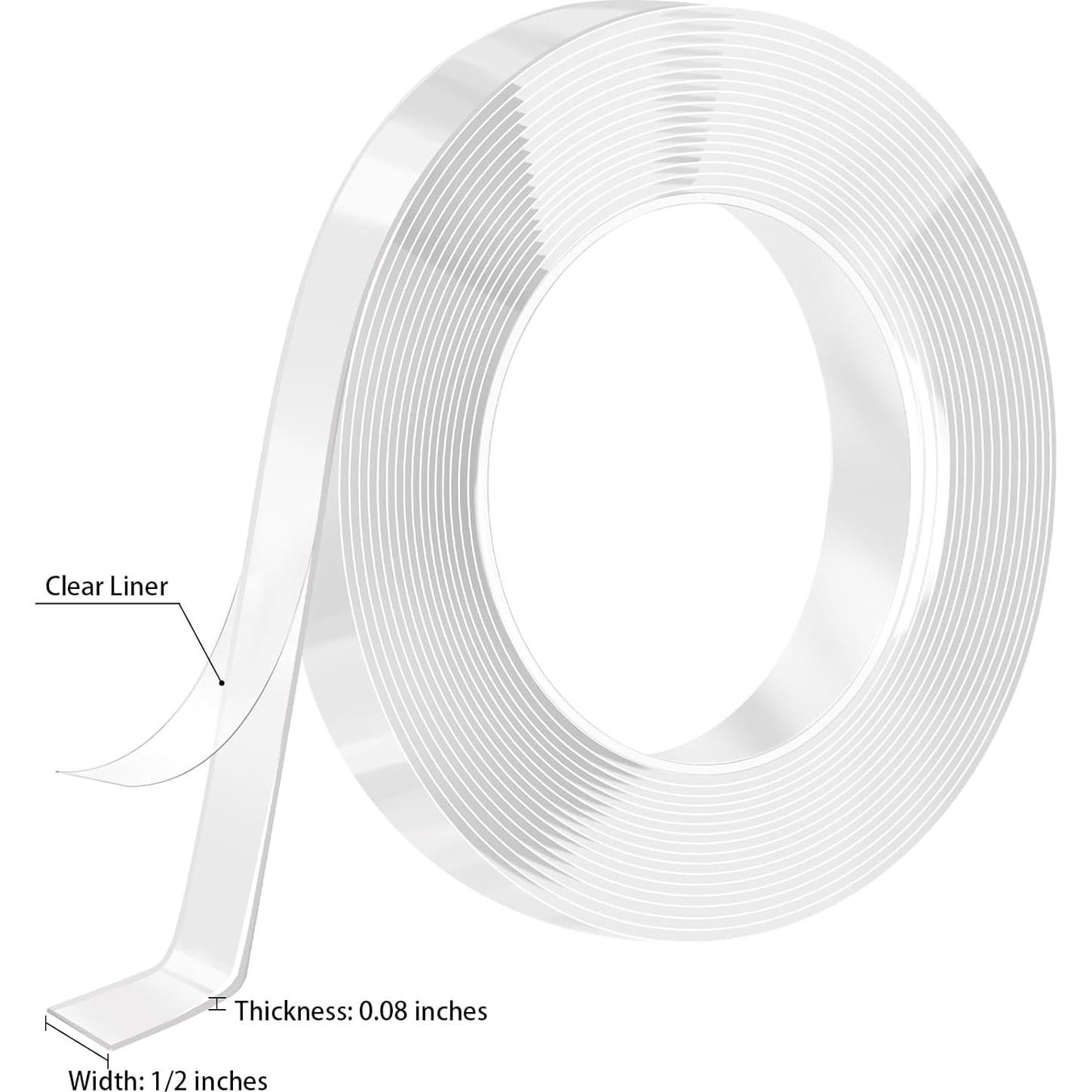 Cinta Adhesiva de Montaje Doble Cara HNMZDS 1.25cm x 3m