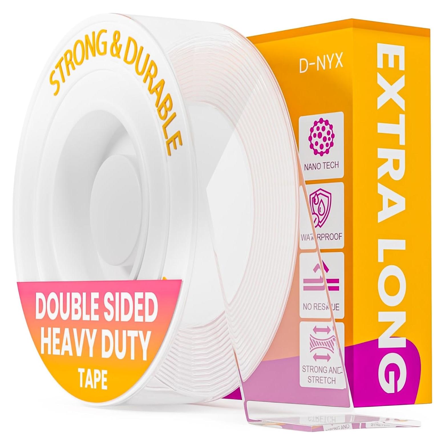 Cinta Adhesiva Doble Cara D-NYX 3 cm x 3 m Alta Resistencia