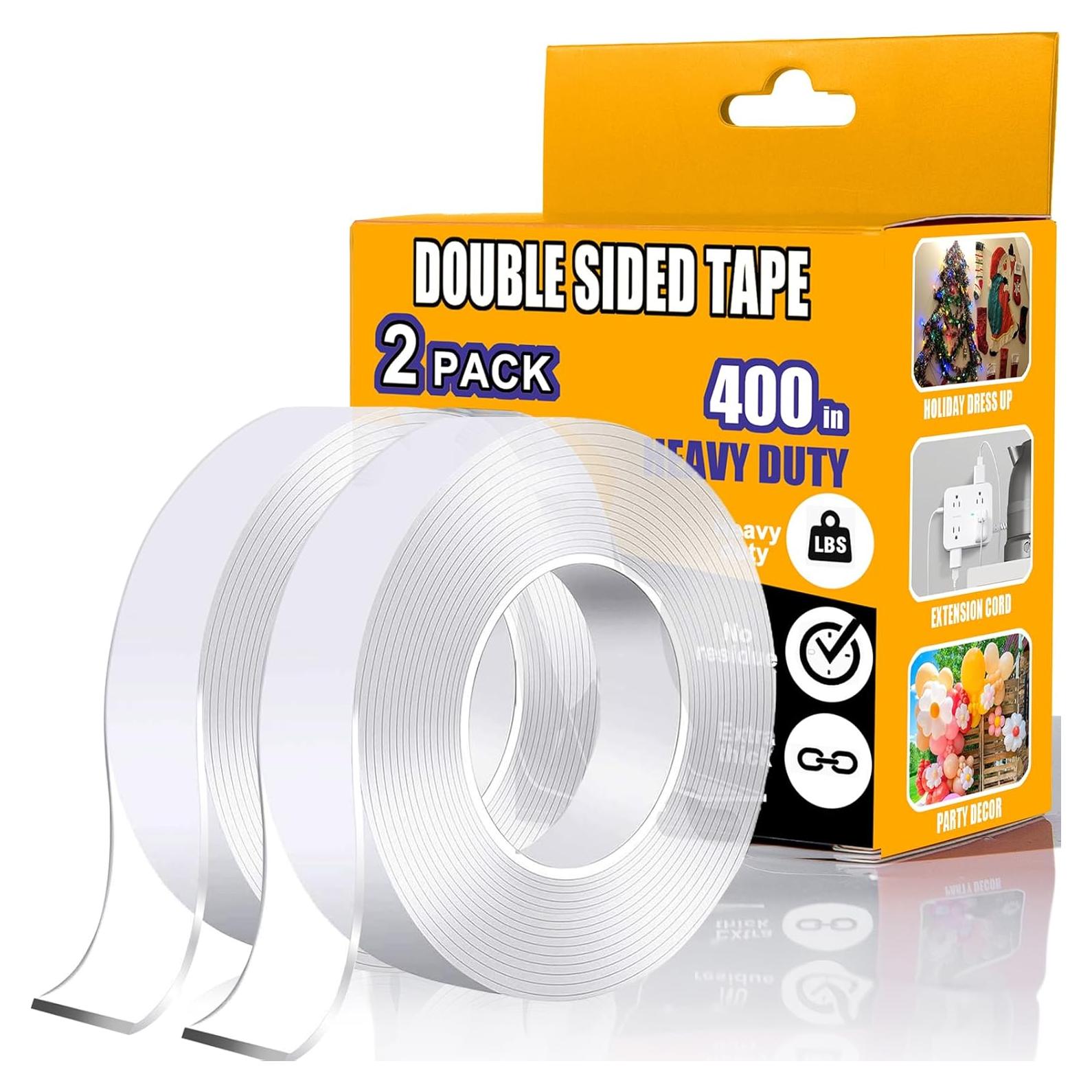 Cinta Doble Cara ANLOKE 2 Rollos 10 m Alta Resistencia