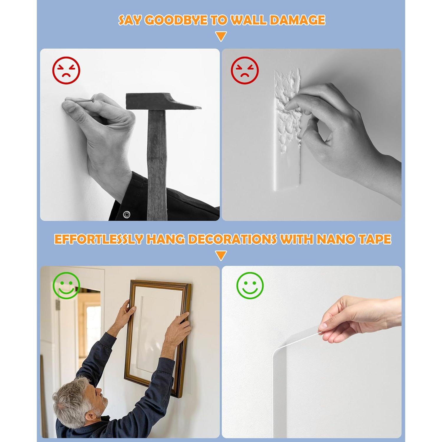 Cinta Adhesiva Doble Cara PPB Nano 3.05m Alta Resistencia