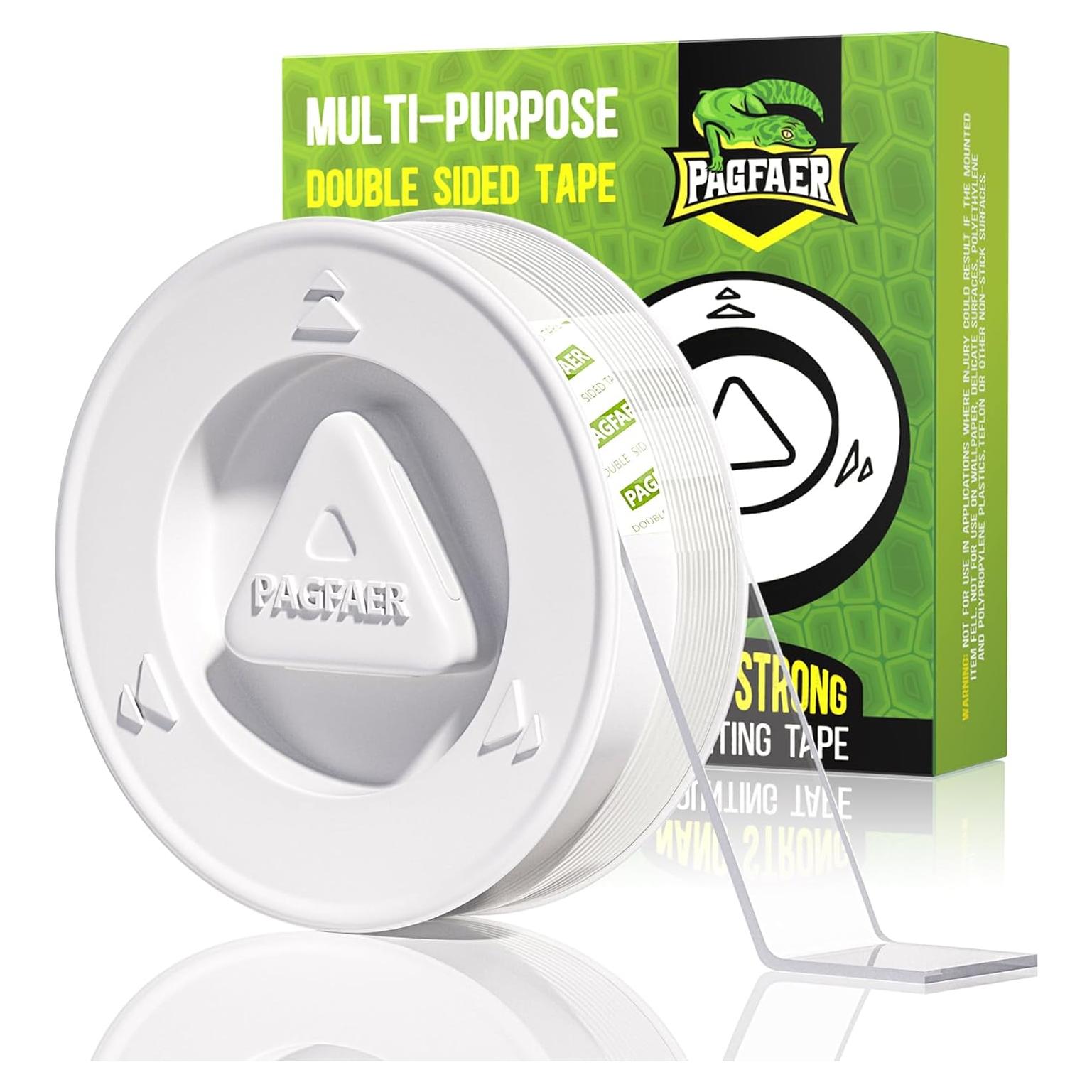Cinta Doble Cara Nano PAGFAER 5m x 3cm, Alta Resistencia