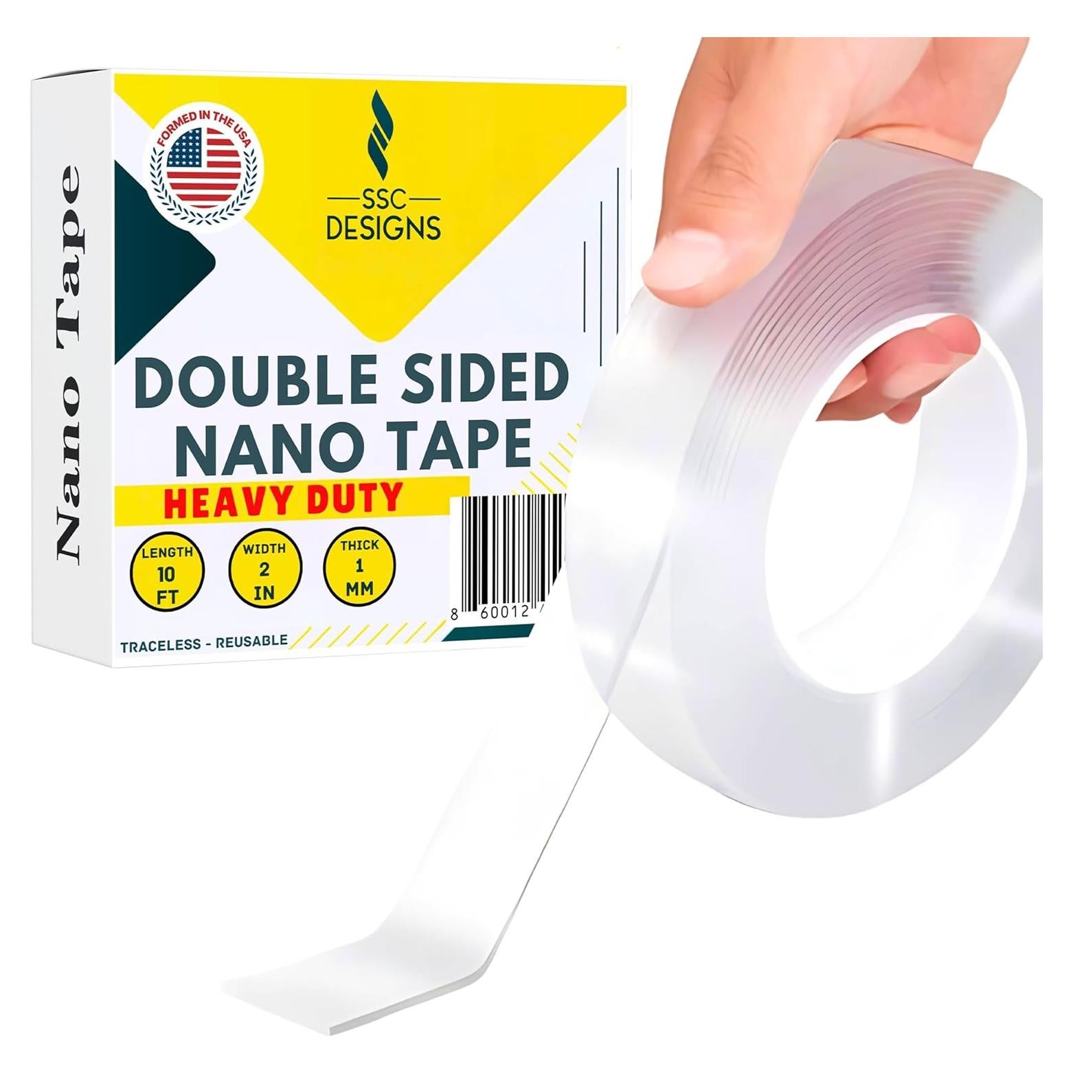 Cinta de Montaje Doble Cara SSCDesigns 3m Alta Resistencia