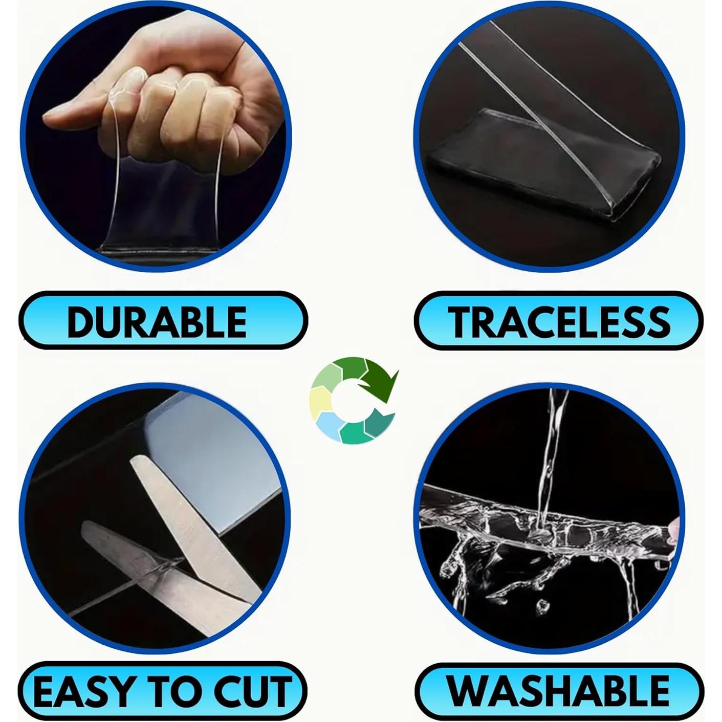 Cinta de Montaje Doble Cara SSCDesigns 3m Alta Resistencia