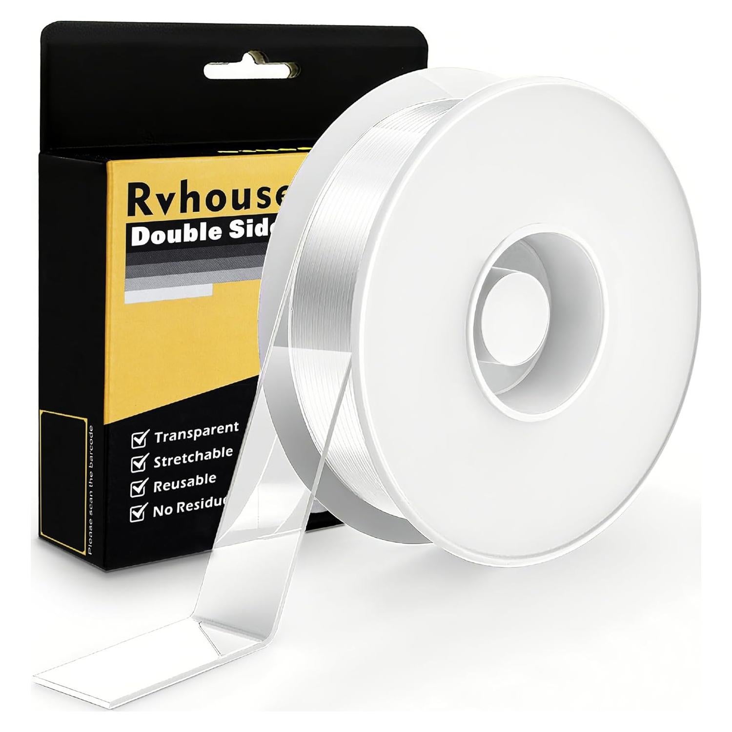 Cinta Doble Cara Nano Rvhouse 3cm x 2m Alta Resistencia