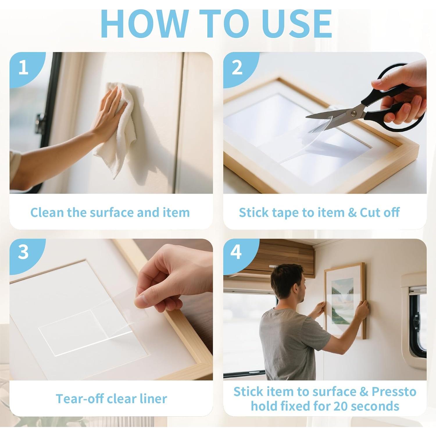 Cinta Doble Cara Nano Rvhouse 3cm x 2m Alta Resistencia