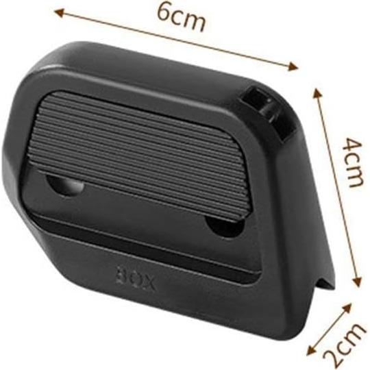 Magnetic Ceramic Box Cutter, Auto-Retract Ceramic Mini Box Cutter, Retractable Cardboard Cutter with Right Angle Groove, Portable Safety Package Box Opener, Fridge Magnet Design, for Daily Use