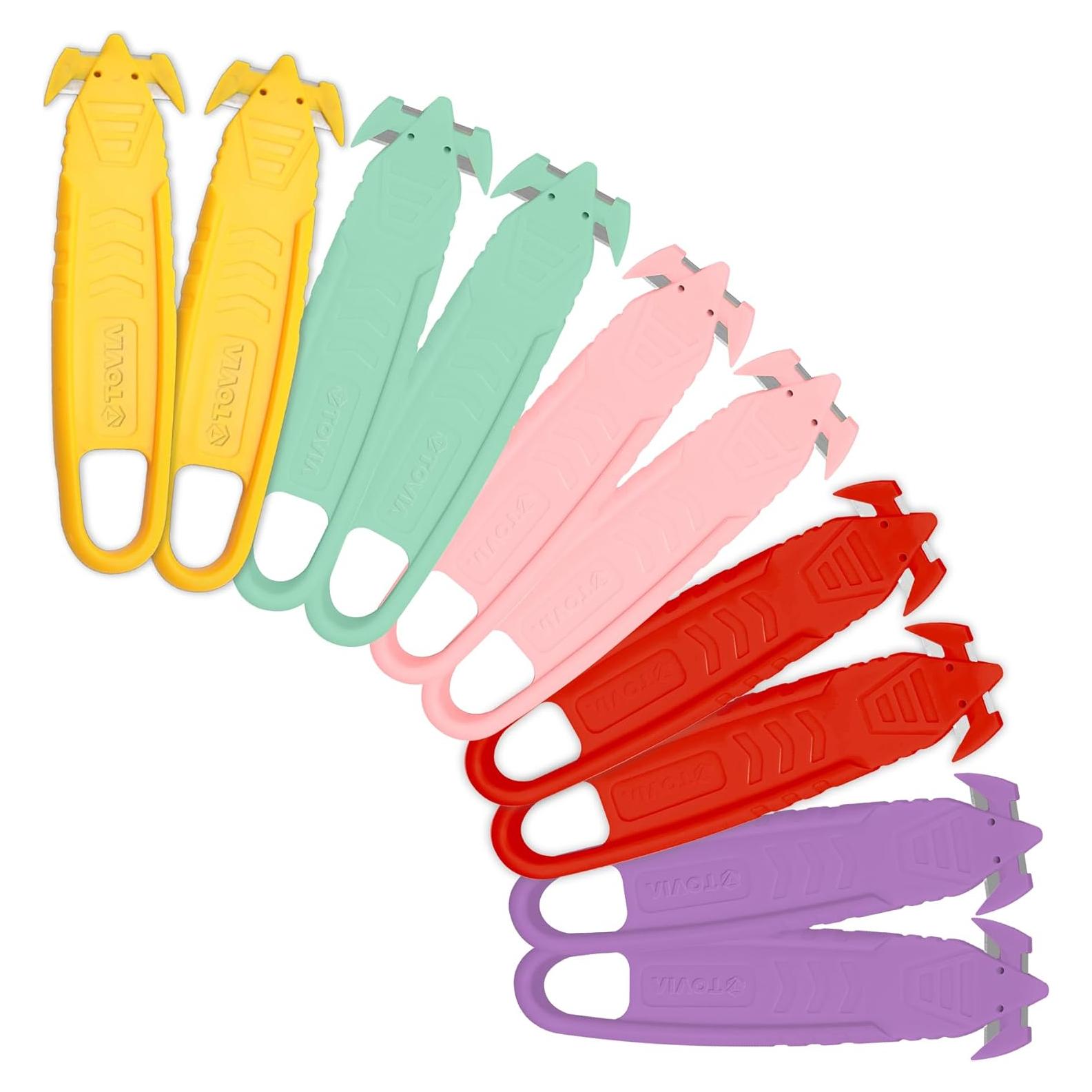 Cortador de Cajas T TOVIA 10 Piezas Cuchilla Acero Inoxidable