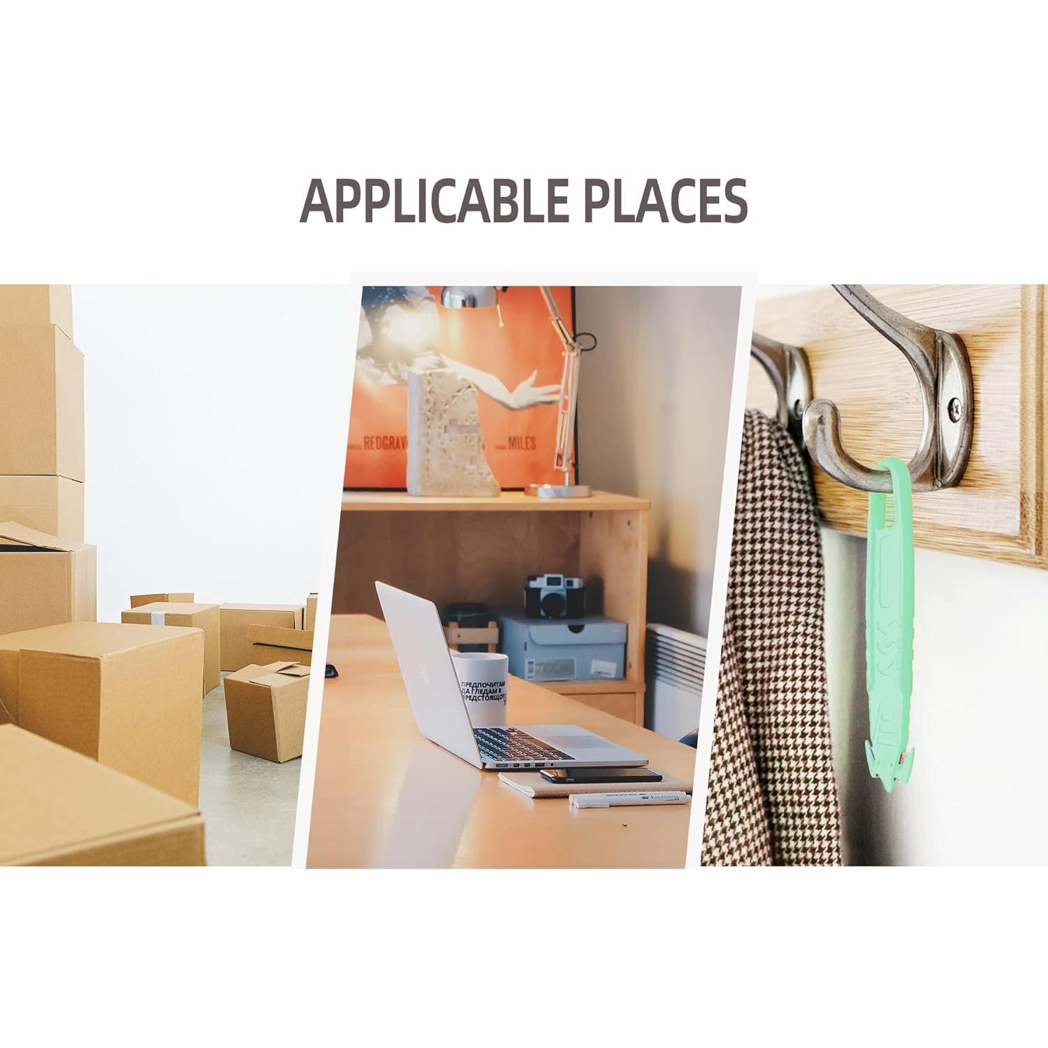 Cortador de Cajas T TOVIA 10 Piezas Cuchilla Acero Inoxidable