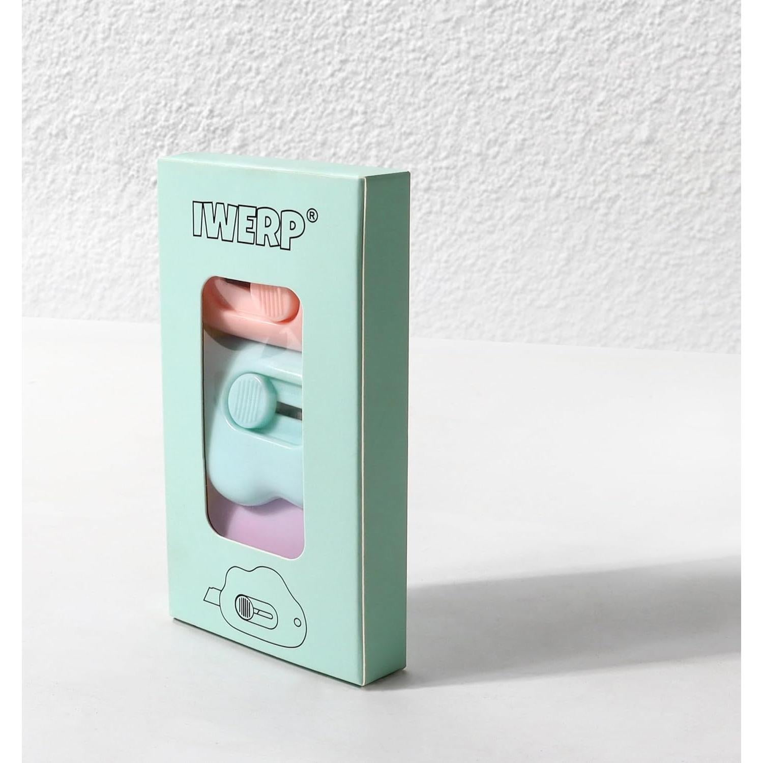 Cortadores de Cajas IWERP Retráctiles - Paquete de 3 Colores