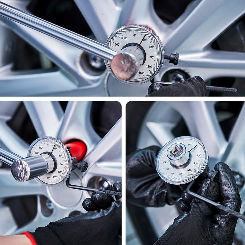 Llave de Torque 1/2" BUBUCAM con Medidor de Ángulo 360°