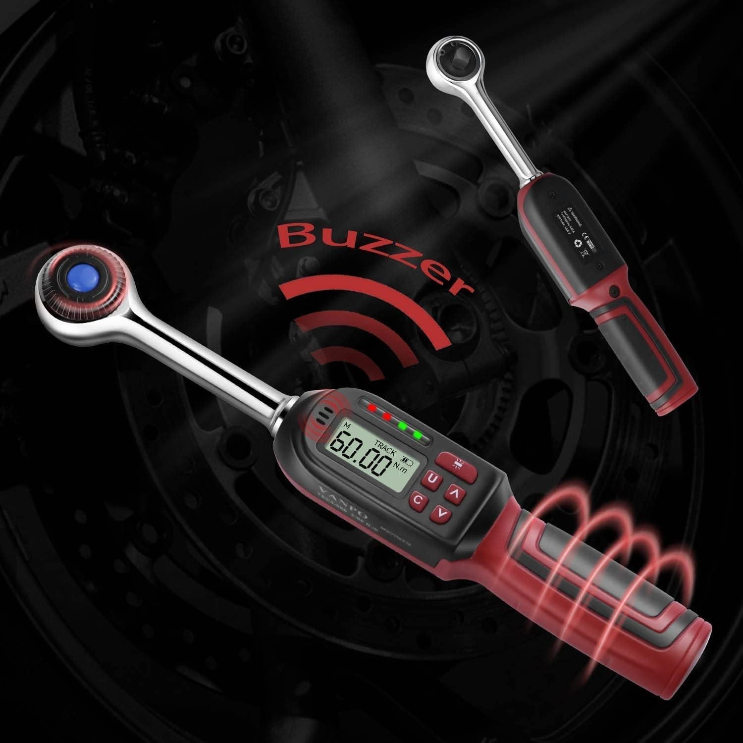 Llave de Torque Digital VANPO 3/8" 3-60 Nm Precisión ±2%