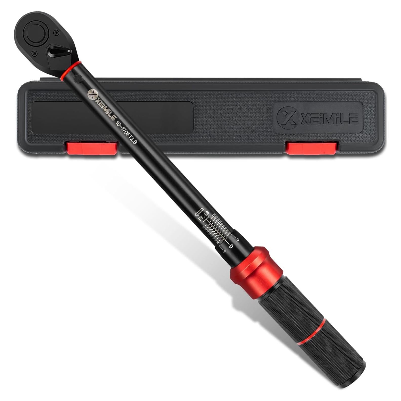 Llave de Torque Click XEIMILE 1/2" 10-170 Ft-Lb (13.6-230.5Nm)