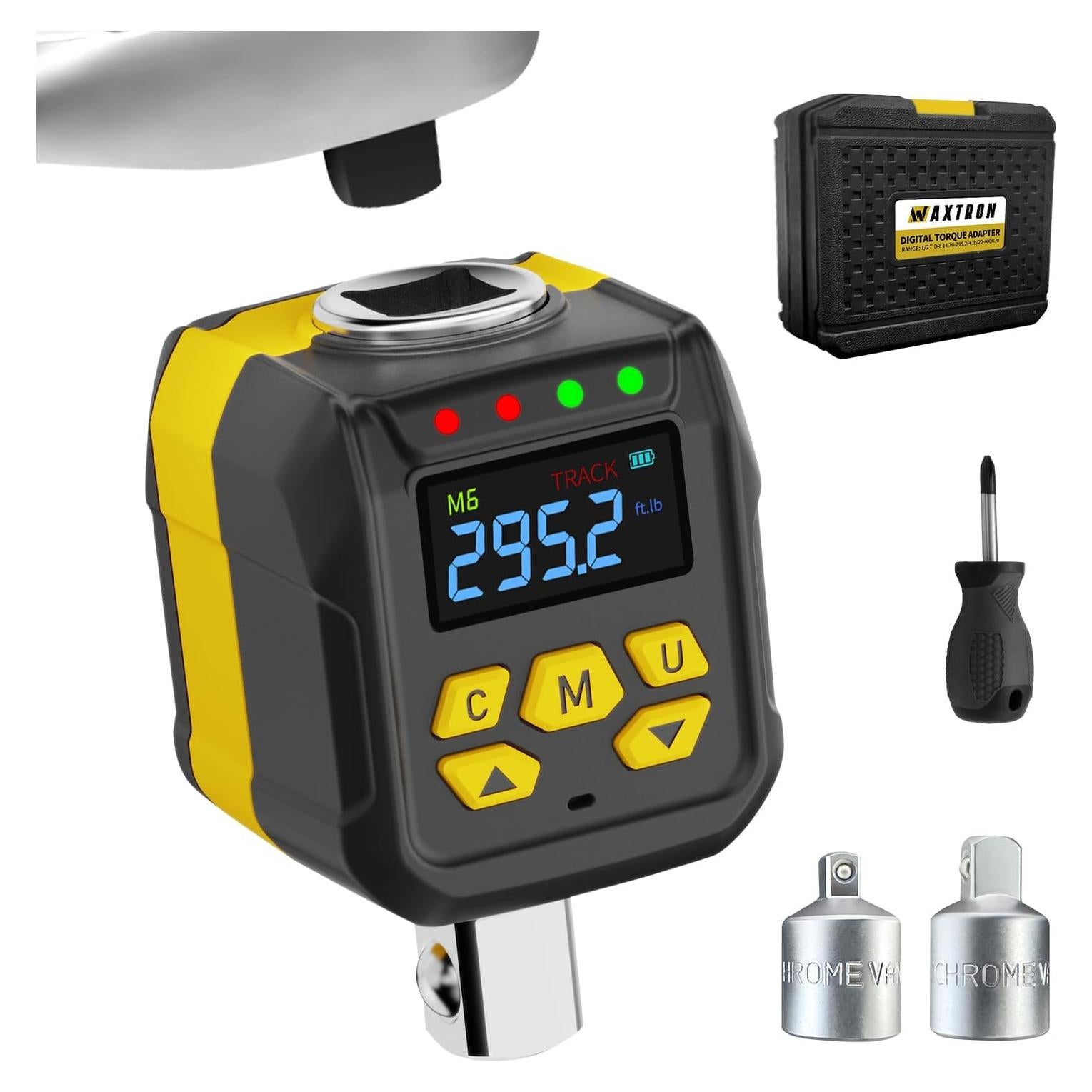 Llave de Torque Digital WAXTRON 1/2" 20-400 Nm Pantalla LCD