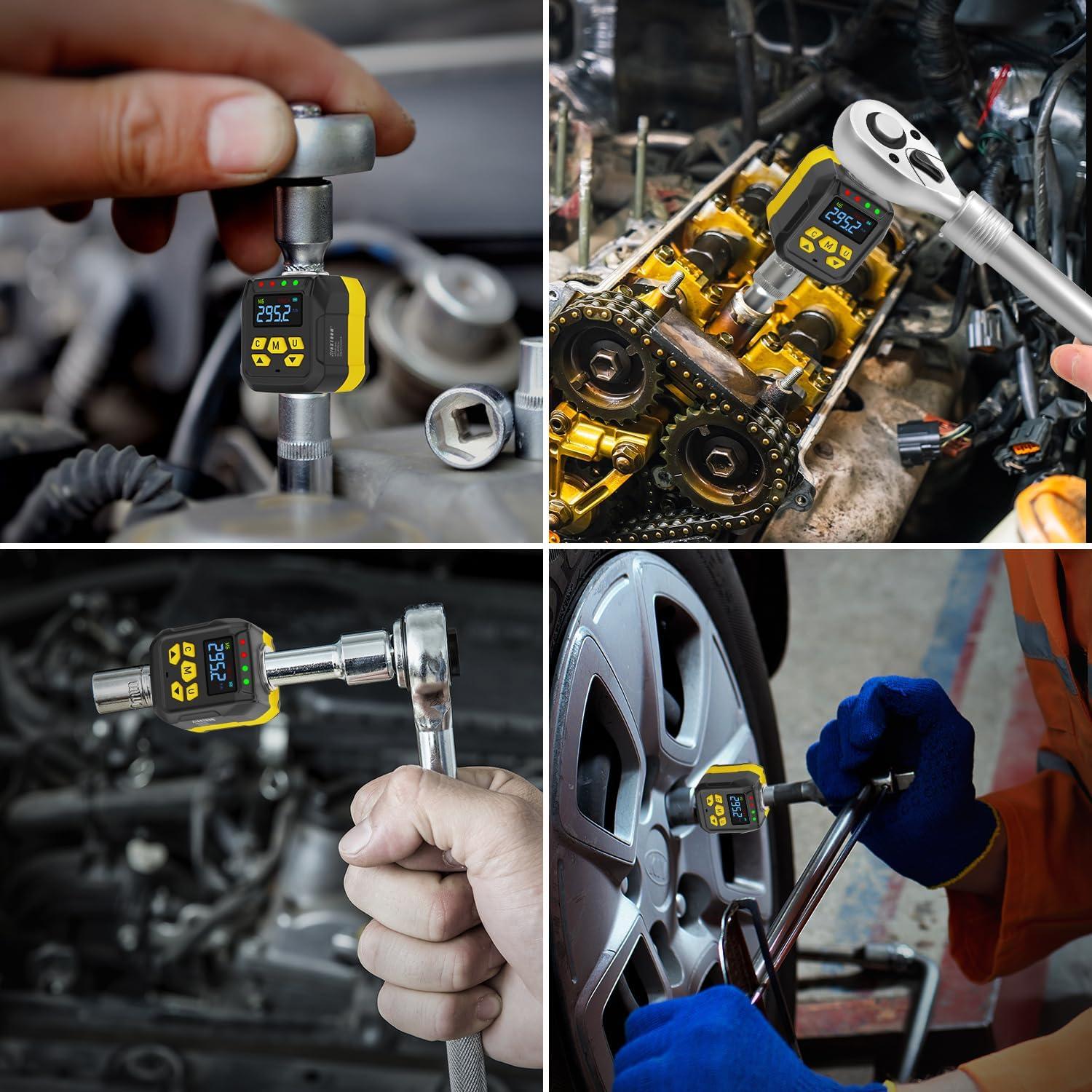 Llave de Torque Digital WAXTRON 1/2" 20-400 Nm Pantalla LCD