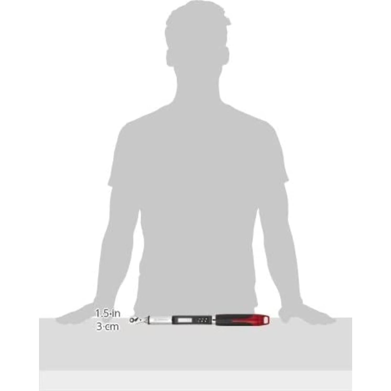 Llave de Torque Digital ACDelco ARM313-2A 1/4" 1.1-22.1 ft-lbs