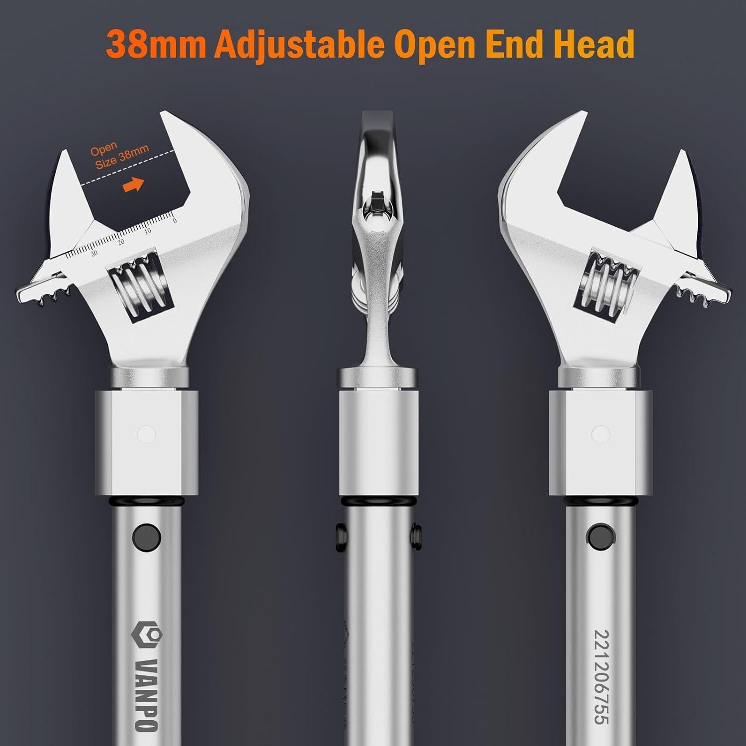 Llave de Torque Ajustable VANPO 1/2" 13.6-230.5 Nm