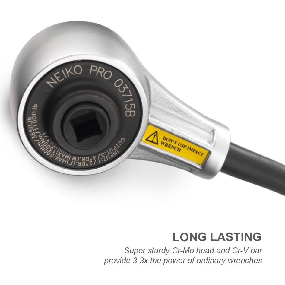 Llave de Torque NEIKO PRO 03715B 1/2" Drive 1491.2 Nm