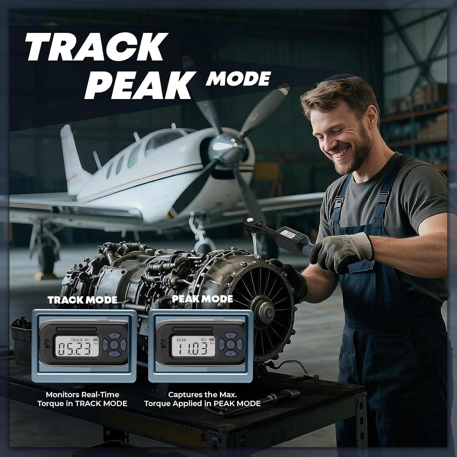 Llave de Torque Digital 3/8 VCAN ACTIVE 6.78-135.5 Nm