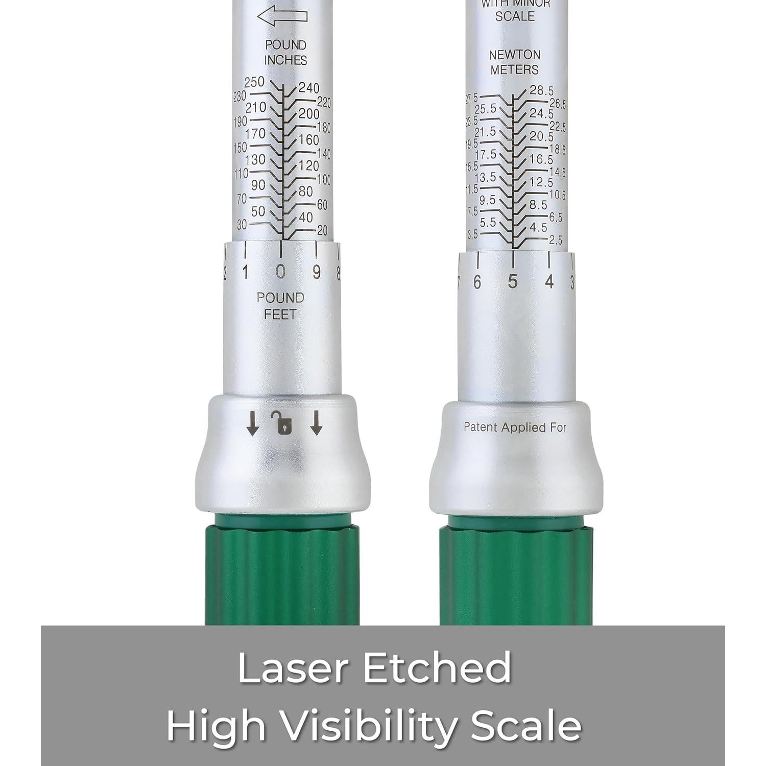 Llave de Torque Digital eTORK 3/8" 20-250 in-lb Precisión