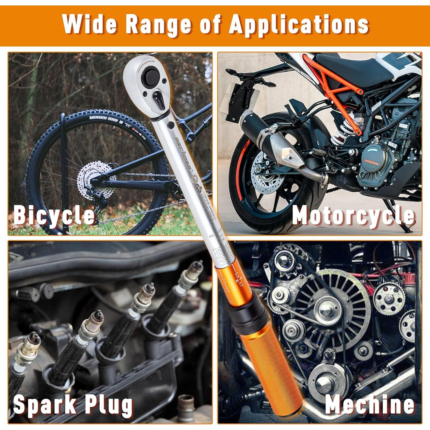 Llave de Torque de Click 1/2" CARTMAN 40-210 N.M para MTB y Moto