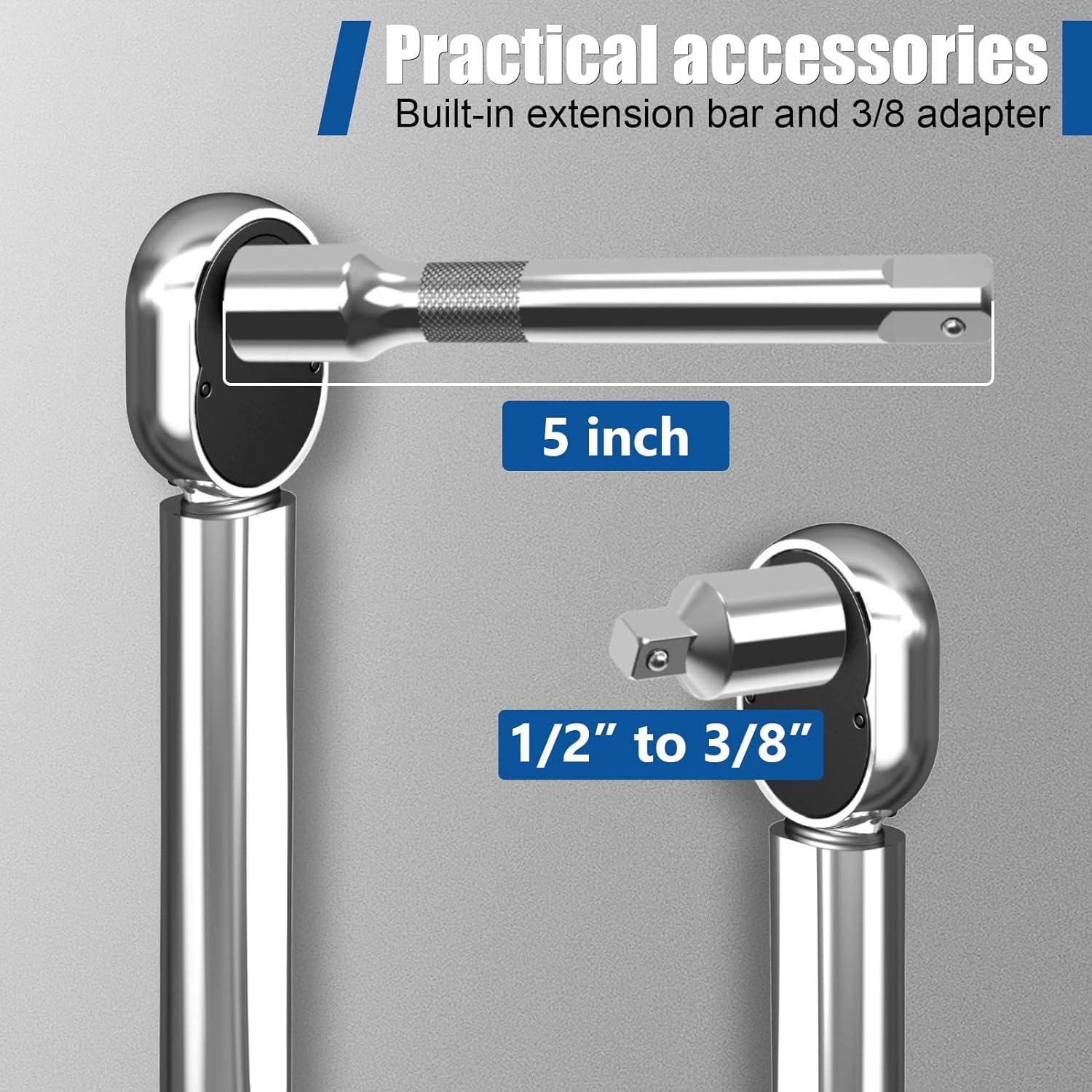 Llave de Torque XJX 1/2" 10-160 Pies-Libra (13.6-217.1Nm)