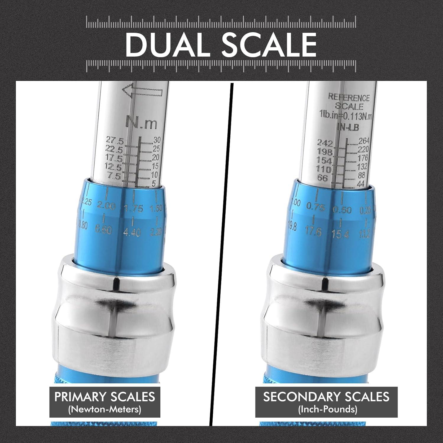 Llave de Torque Ajustable Wanlvkang 5-30 Nm Boca Abierta