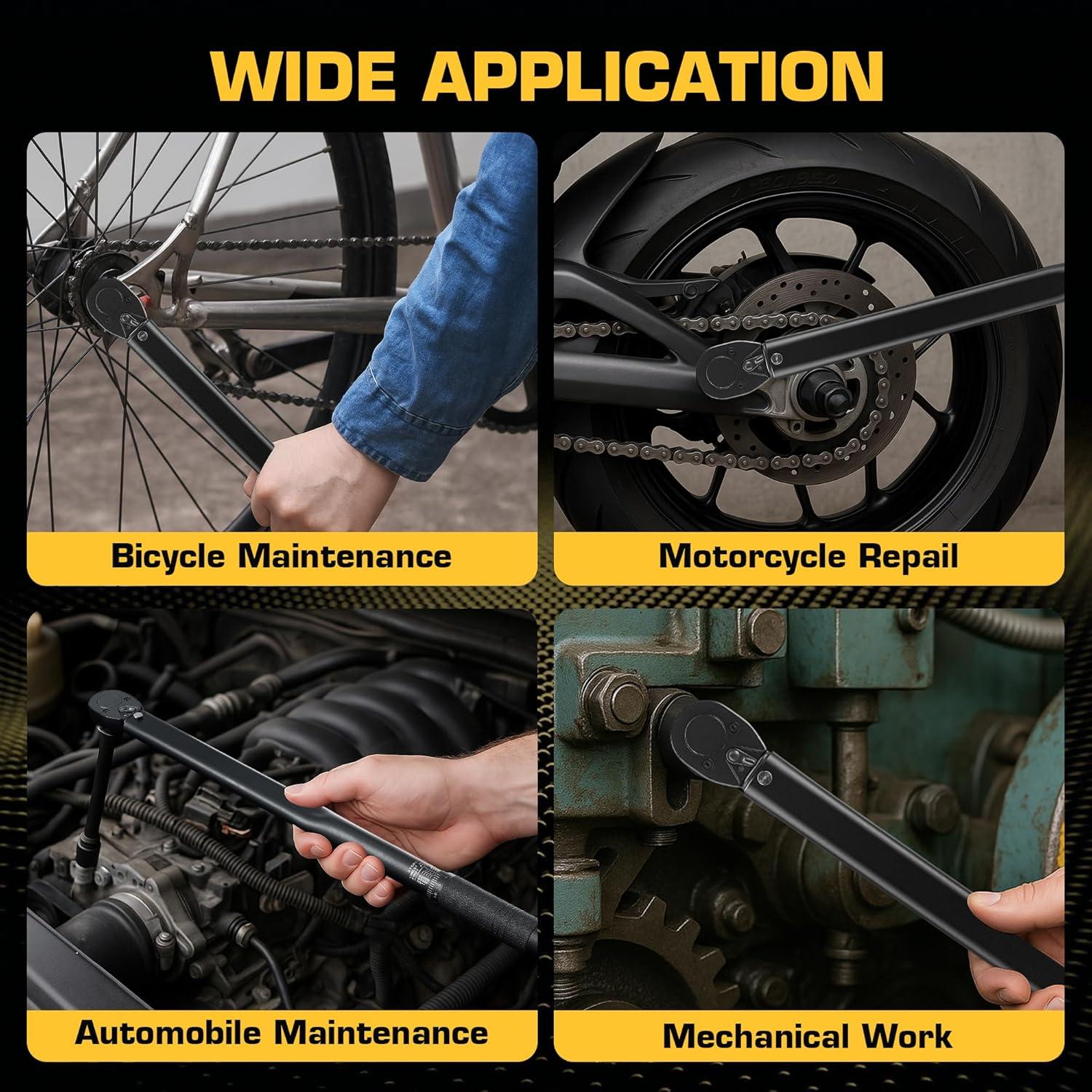 Llave de Torque KOOPOOL 1/2" 25-250 lb-pie (33.9-338.9 Nm)