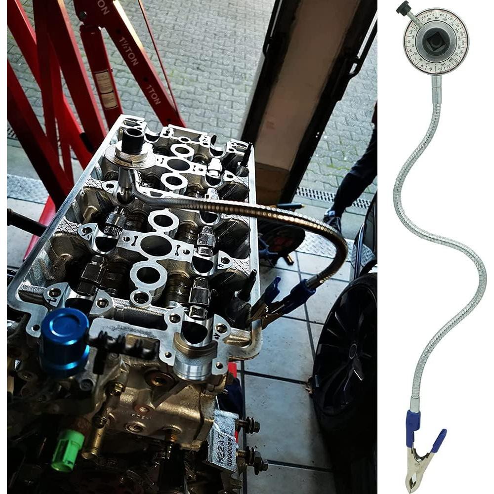 Llave de Torque VASTOOLS 1/2" con Medidor de Ángulo 14"