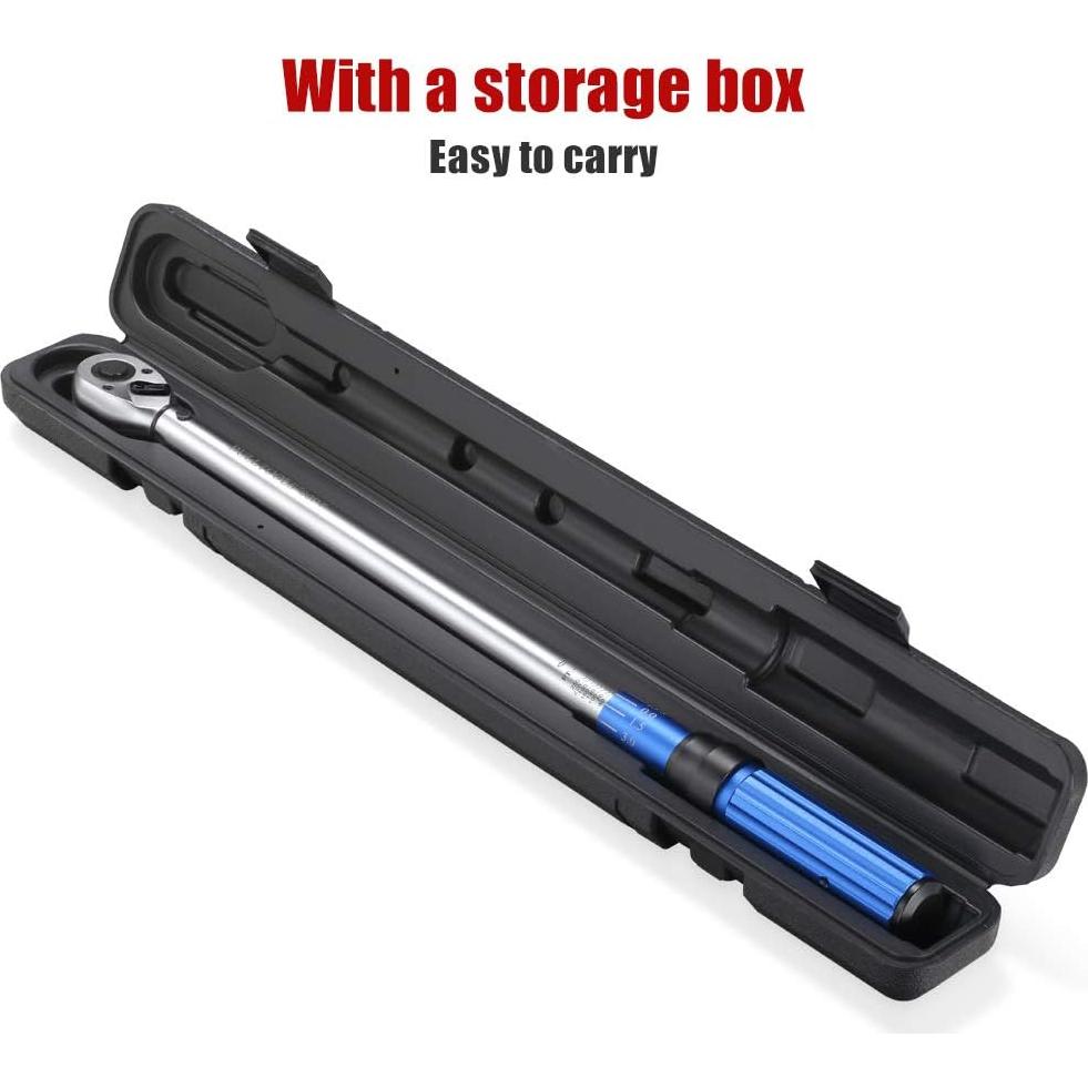 Juego de Llave de Torque BULLTOOLS 1/2" 25-250ft.lb/33.75-337.5Nm