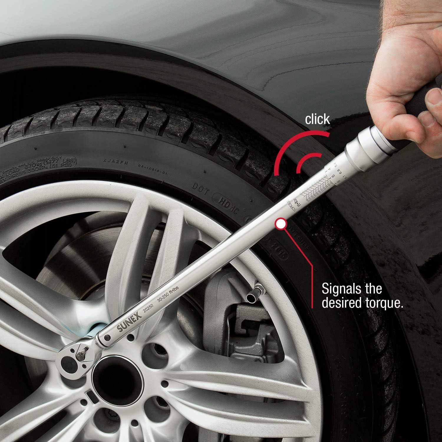 Llave de Torque Sunex 20250 1/2" Drive 30-250 kg-m 48T