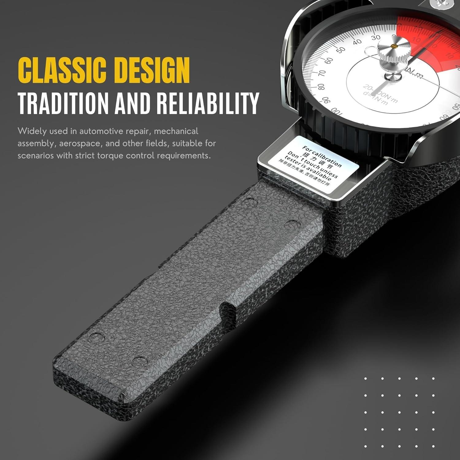 Llave de Torque Dial Genérico 0-100 N.m Precisión ±3%