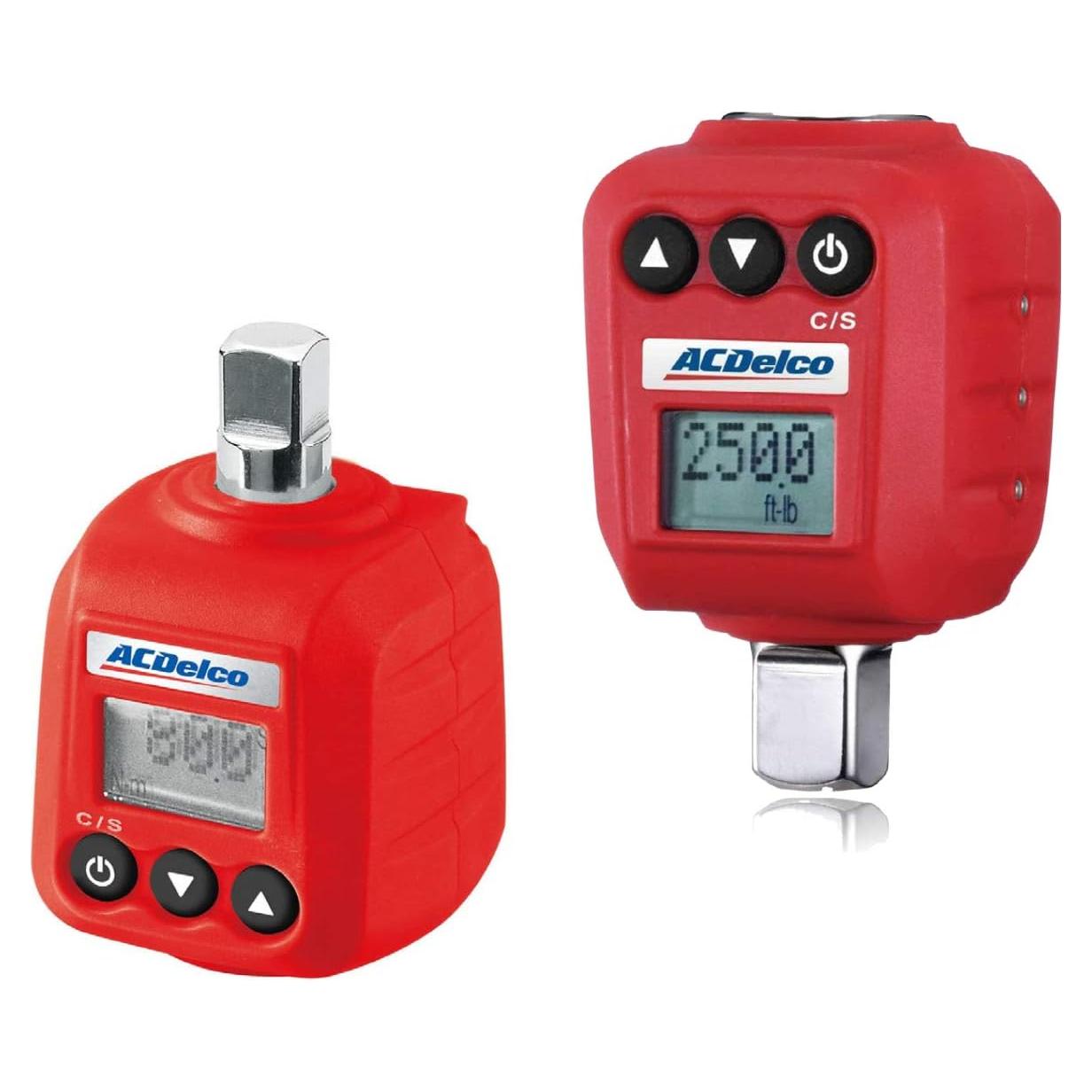 ACDelco Kit de Adaptador de Par Digital 3/8" y 1/2" ISO 6789