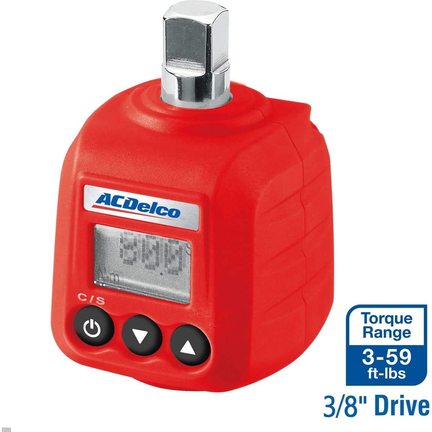 ACDelco Kit de Adaptador de Par Digital 3/8" y 1/2" ISO 6789