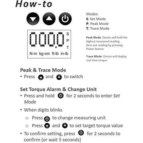 ACDelco Kit de Adaptador de Par Digital 3/8" y 1/2" ISO 6789