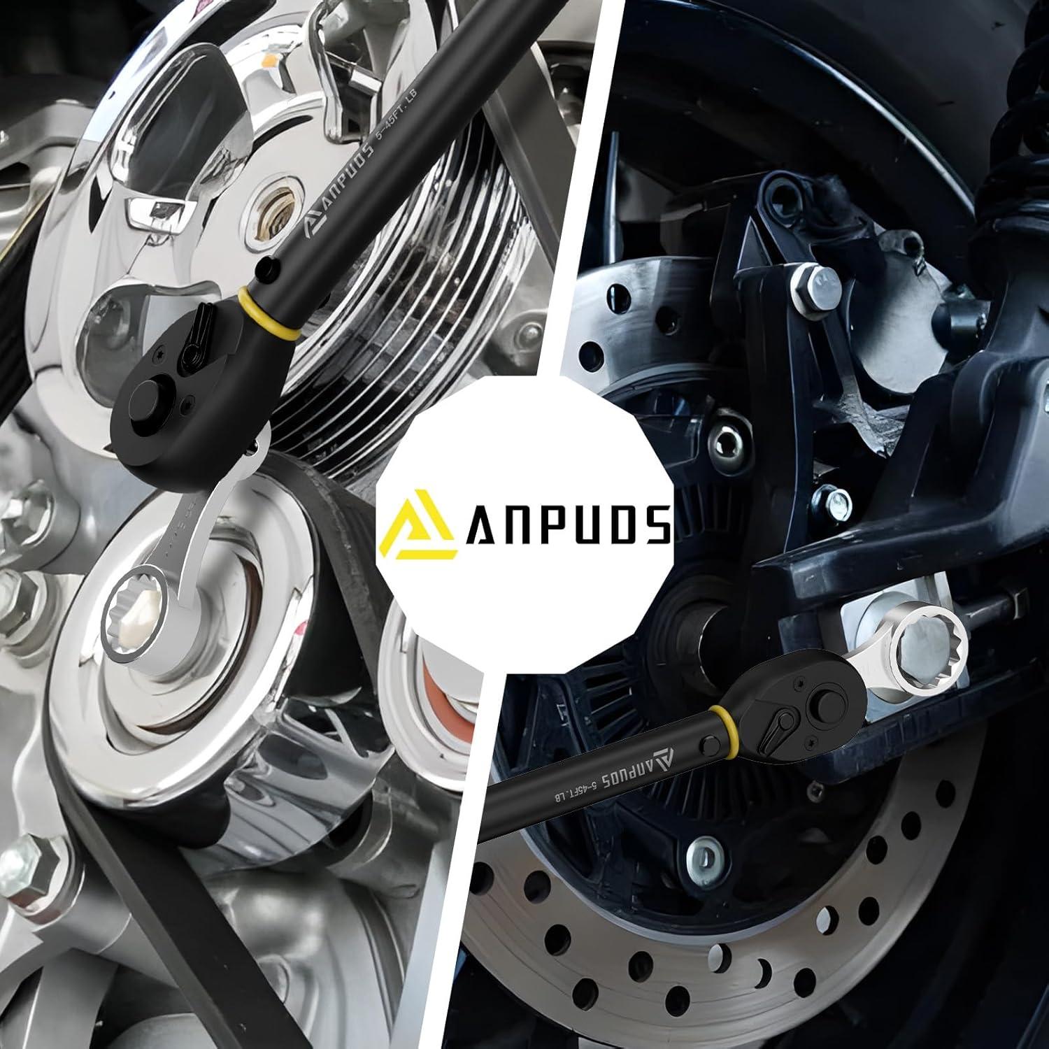 Juego de Adaptadores de Torque ANPUDS 12 Piezas SAE 3/8"