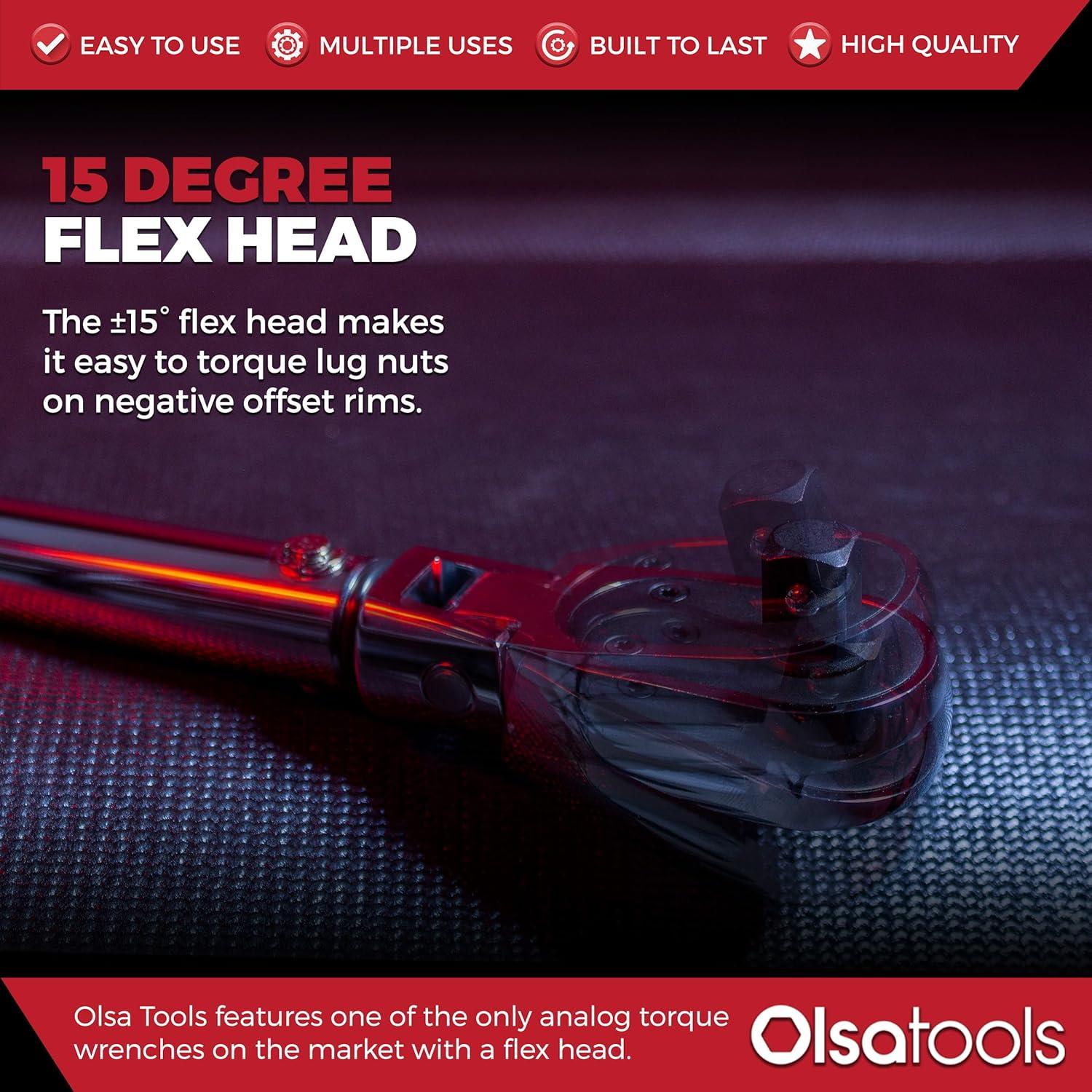 Llave de Torque Click Olsa Tools 1/2" 50-250 ft-lb (68-339 Nm)