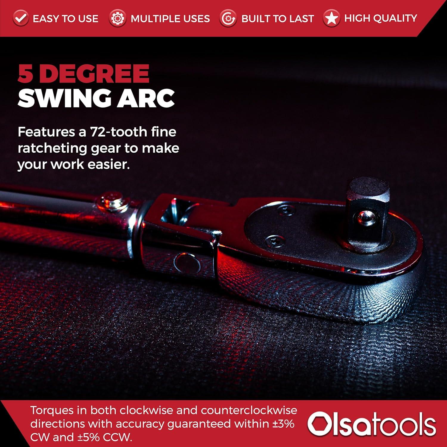 Llave de Torque Click Olsa Tools 1/2" 50-250 ft-lb (68-339 Nm)